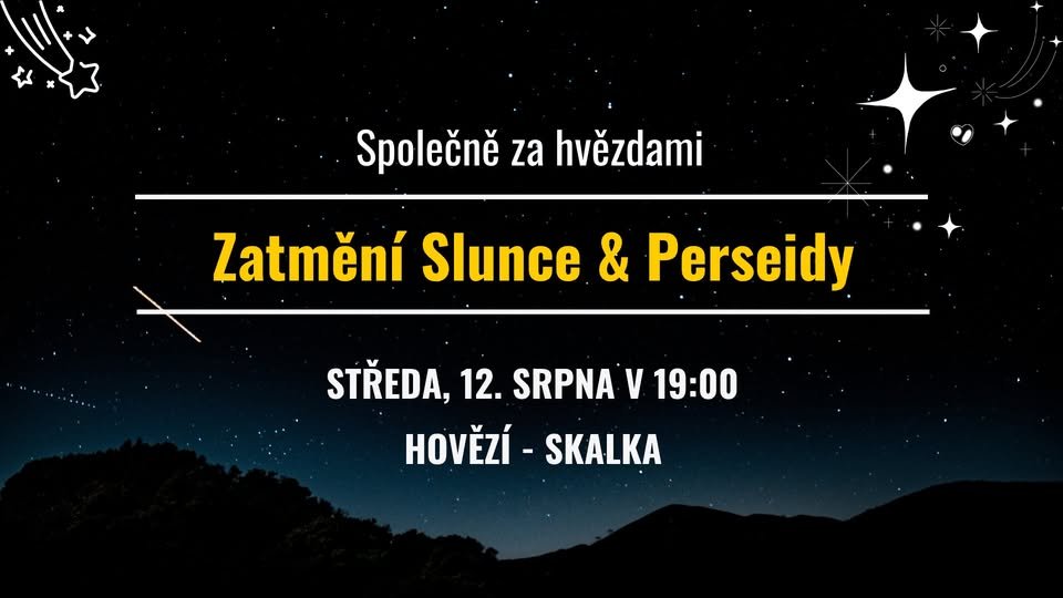 Zatmění Slunce a Perseidy na Skalce